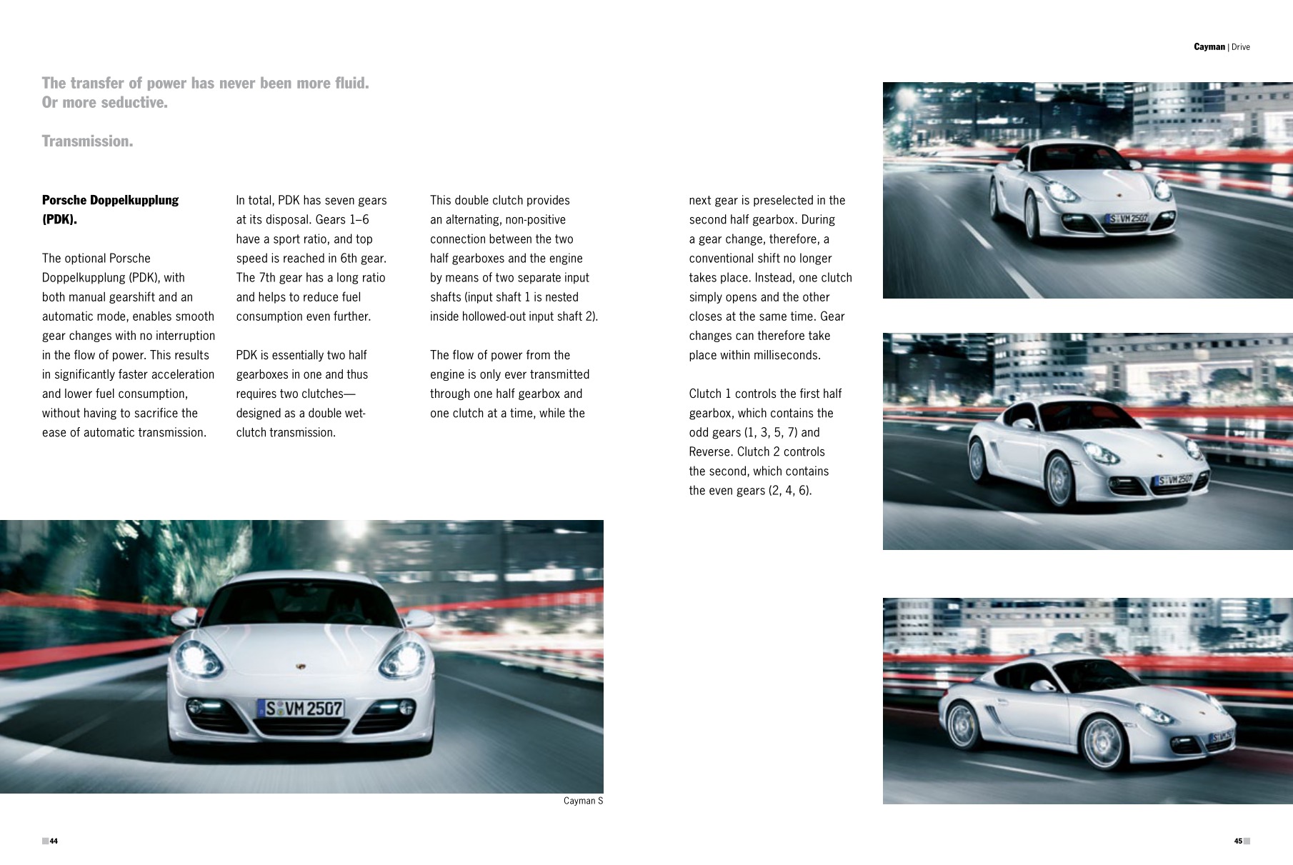 2012 Porsche Cayman Brochure Page 58
